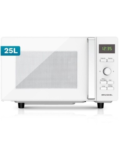 Microondas Grunkel MWD-25FLAT/ 800W/ Capacidad 25L/ Blanco