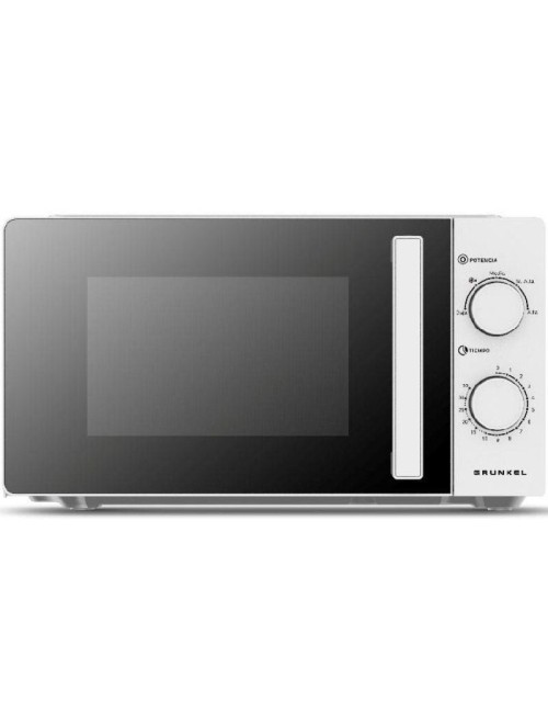Microondas Grunkel MWG-20GRILL/ 700W/ Capacidad 20L/ Función Grill/ Blanco