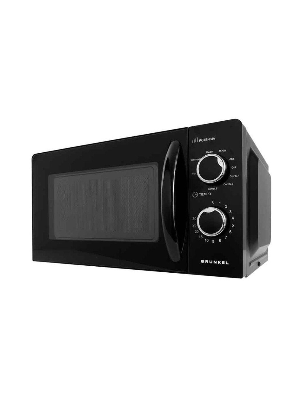 Microondas Grunkel MWG-20NG/ 700W/ Capacidad 20L/ Funcion Grill/ Negro