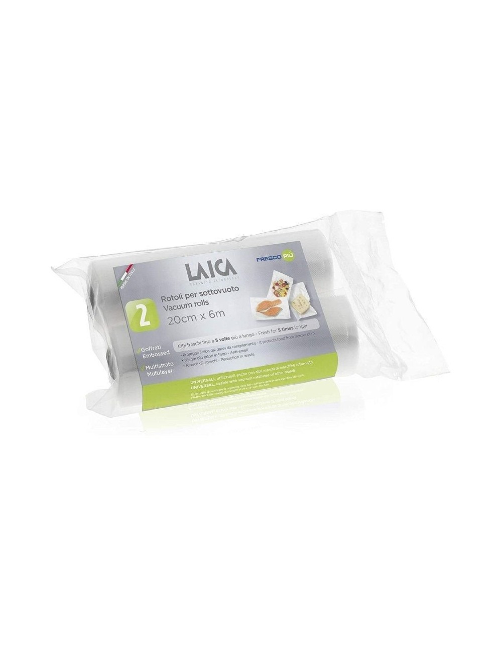Bolsa para envasar al vacío Laica VT3508/ 20 x 600cm