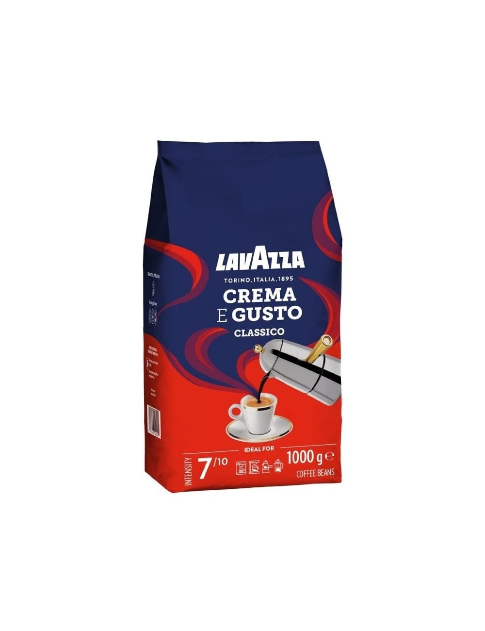 Café en Grano Lavazza Crema e Gusto Clásico/ 1Kg