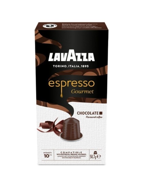 Cápsula Lavazza Espresso Gourmet Chocolate para cafeteras Nespresso/ Caja de 10
