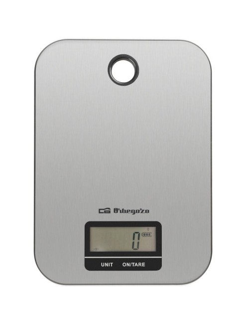 Báscula de Cocina Electrónica Orbegozo PC 1019/ hasta 5kg/ Plata
