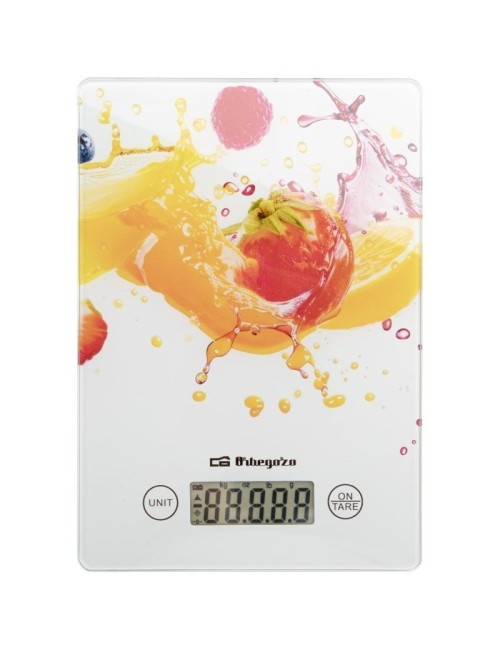 Báscula de Cocina Electrónica Orbegozo PC 1023/ hasta 5 kg/ Blanca