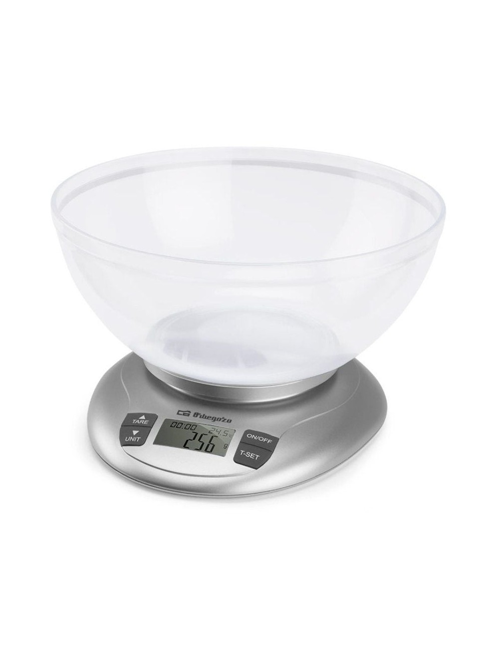 Báscula de Cocina Electrónica Orbegozo PC 2017 A/ hasta 3.5kg/ Plata