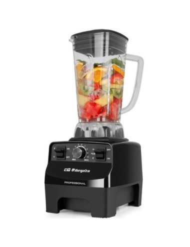 Batidora de vaso Orbegozo BV 9650 A/ 1500W/ 10 Velocidades/ Capacidad 2L