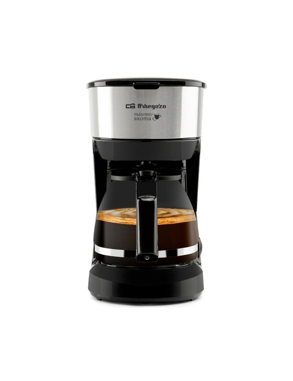 Cafetera de Goteo Orbegozo CG 4506/ 6 Tazas/ Negra y Plata