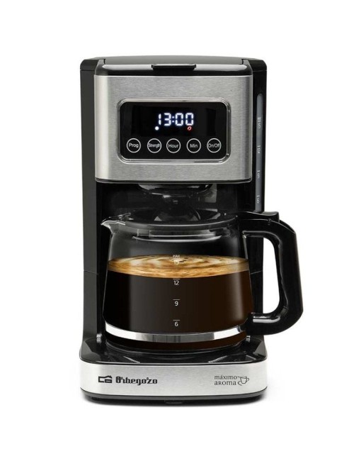 Cafetera de Goteo Orbegozo CG 6015/ 15 Tazas/ Negra