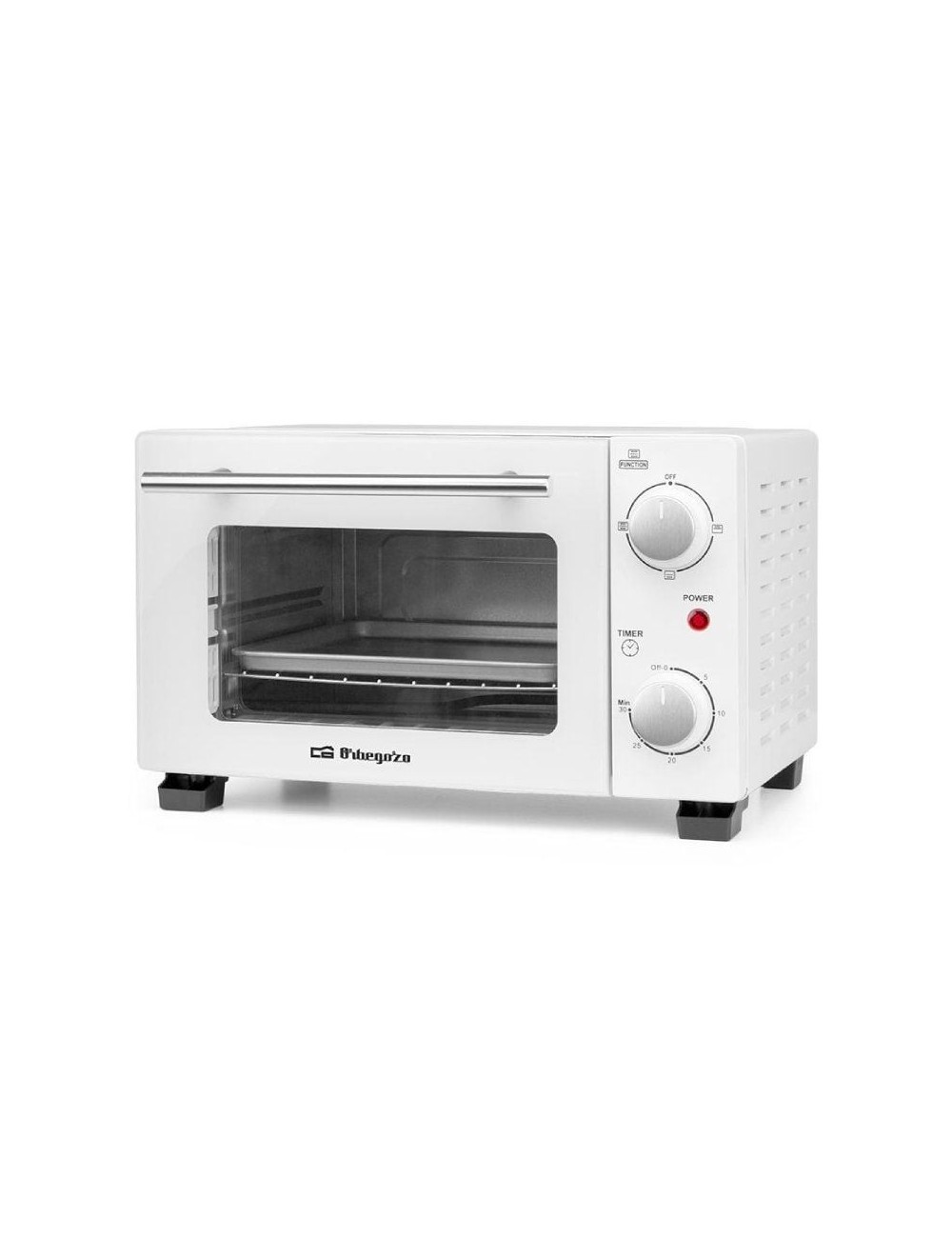 Horno de Sobremesa Orbegozo HO 975/ 800W/ Capacidad 10L/ Blanco