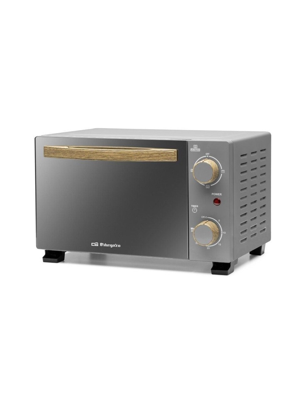 Horno de Sobremesa Orbegozo HO 995/ 800W/ Capacidad 10L/ Gris