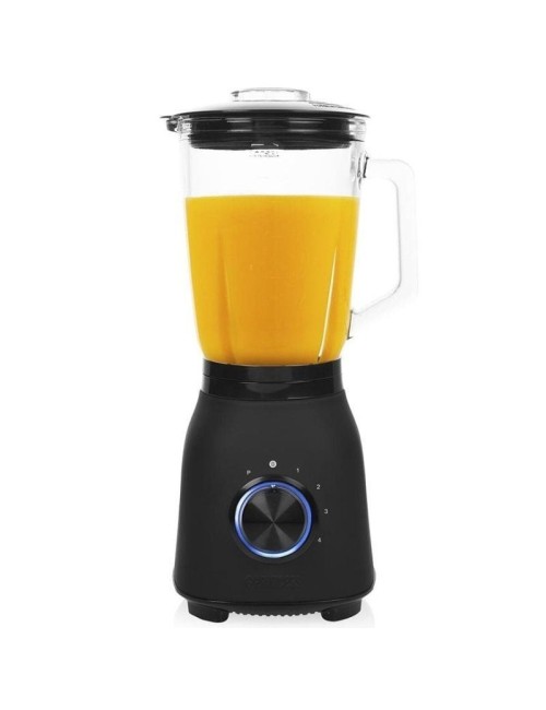 Batidora de vaso Princess Black Steel 212092/ 1000W/ 4 Velocidades/ Capacidad 1.5L