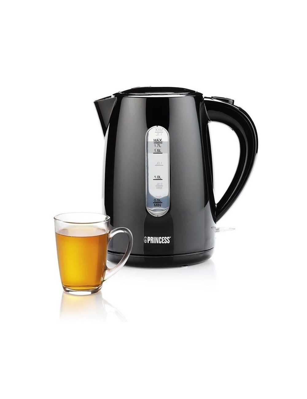Hervidor de Agua Princess 236017 Black Style/ 2200W/ Capacidad 1.7L