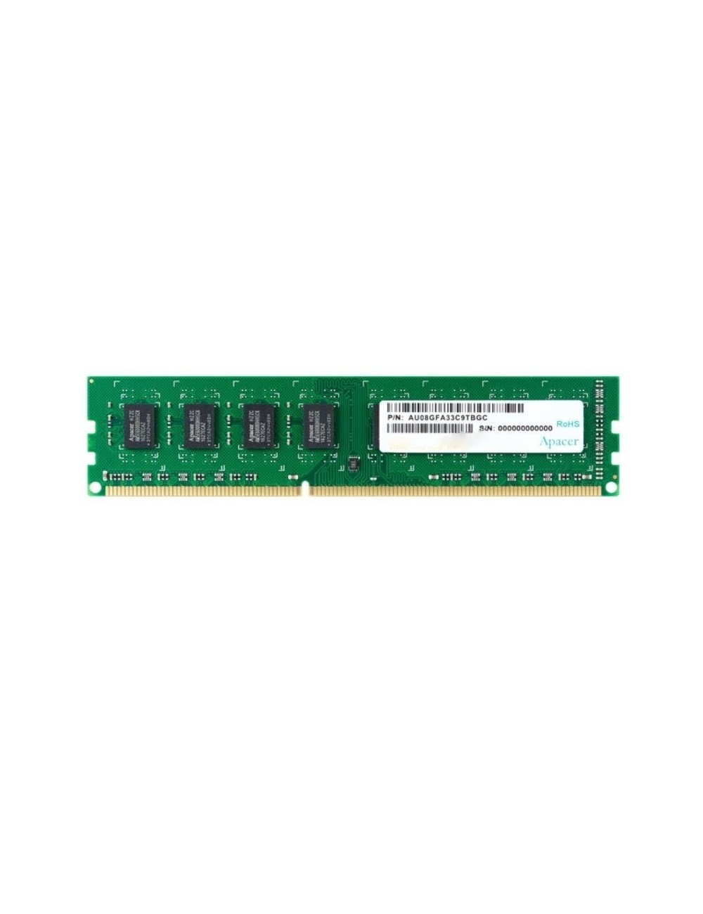Memoria RAM Apacer DL.08G2K.KAM 8GB/ DDR3/ 1600MHz/ 1.5V/ CL11/ DIMM