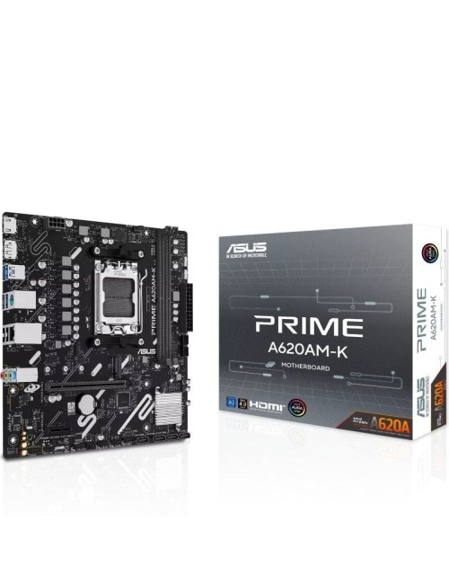 Placa Base Asus A620AM-K Socket AM5/ DDR5/ PCIe 4.0/ Micro ATX