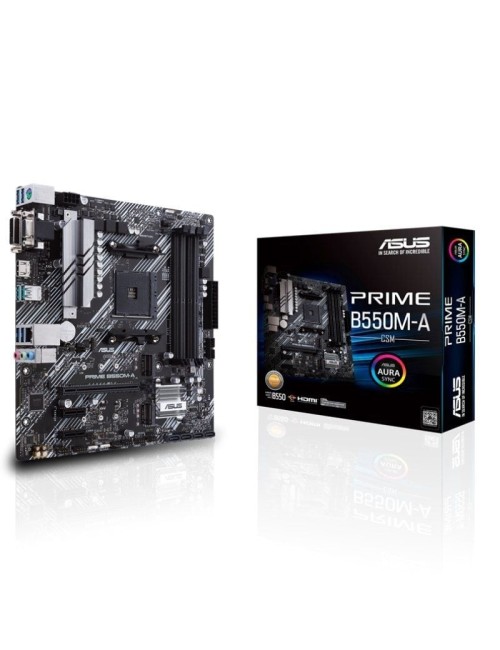 Placa Base Asus Prime B550M-A/CSM Socket AM4/ DDR4/ PCIe 4.0/ Micro ATX
