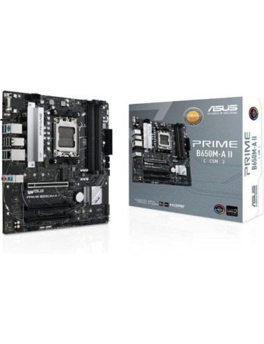 Placa Base Asus Prime B650M-A II-CSM/ Socket AM5/ DDR5/ PCIe 5.0/ Micro ATX
