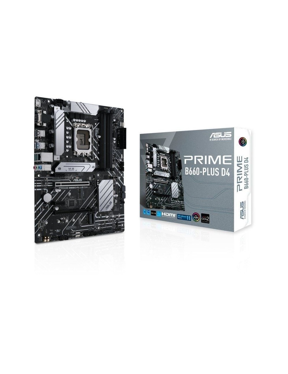 Placa Base Asus Prime B660-PLUS D4 Socket 1700/ DDR4/ PCIe 4.0