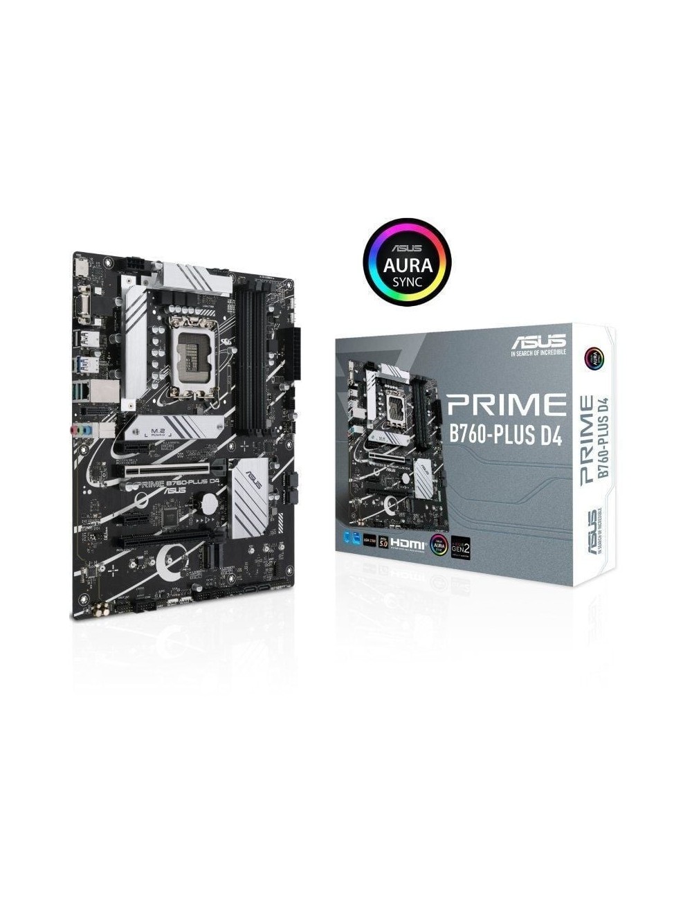 Placa Base Asus Prime B760-PLUS D4 Socket 1700/ DDR4/ PCIe 5.0