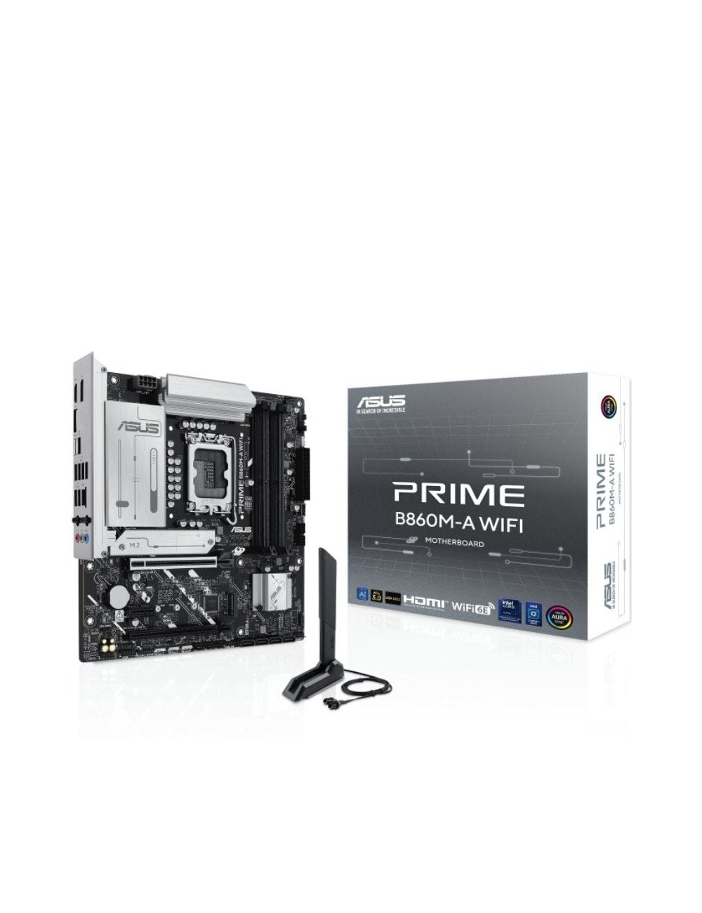 Placa Base Asus Prime B860M-A WIFI Socket 1851/ DDR5/ PCIe 5.0/ Micro ATX