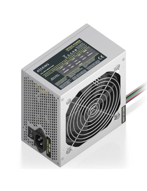Fuente de Alimentación Aisens ASPC-500ATX-SEO/ 500W/ Ventilador 12cm