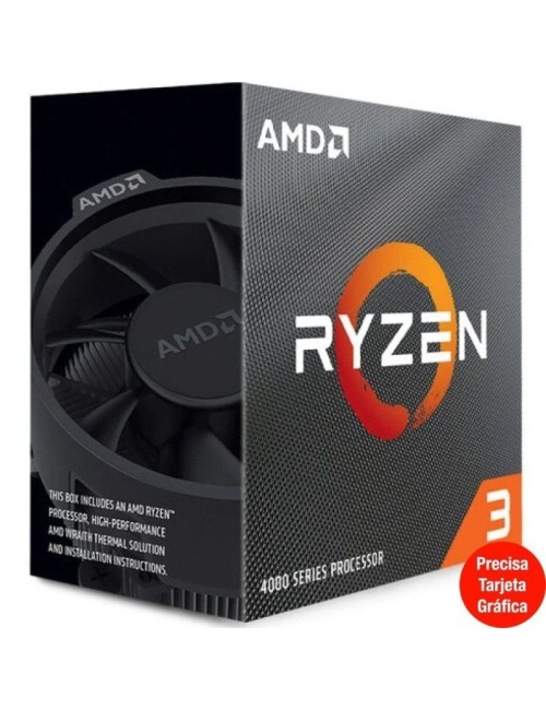 Procesador AMD Ryzen 3 4100 3.80GHz Socket AM4