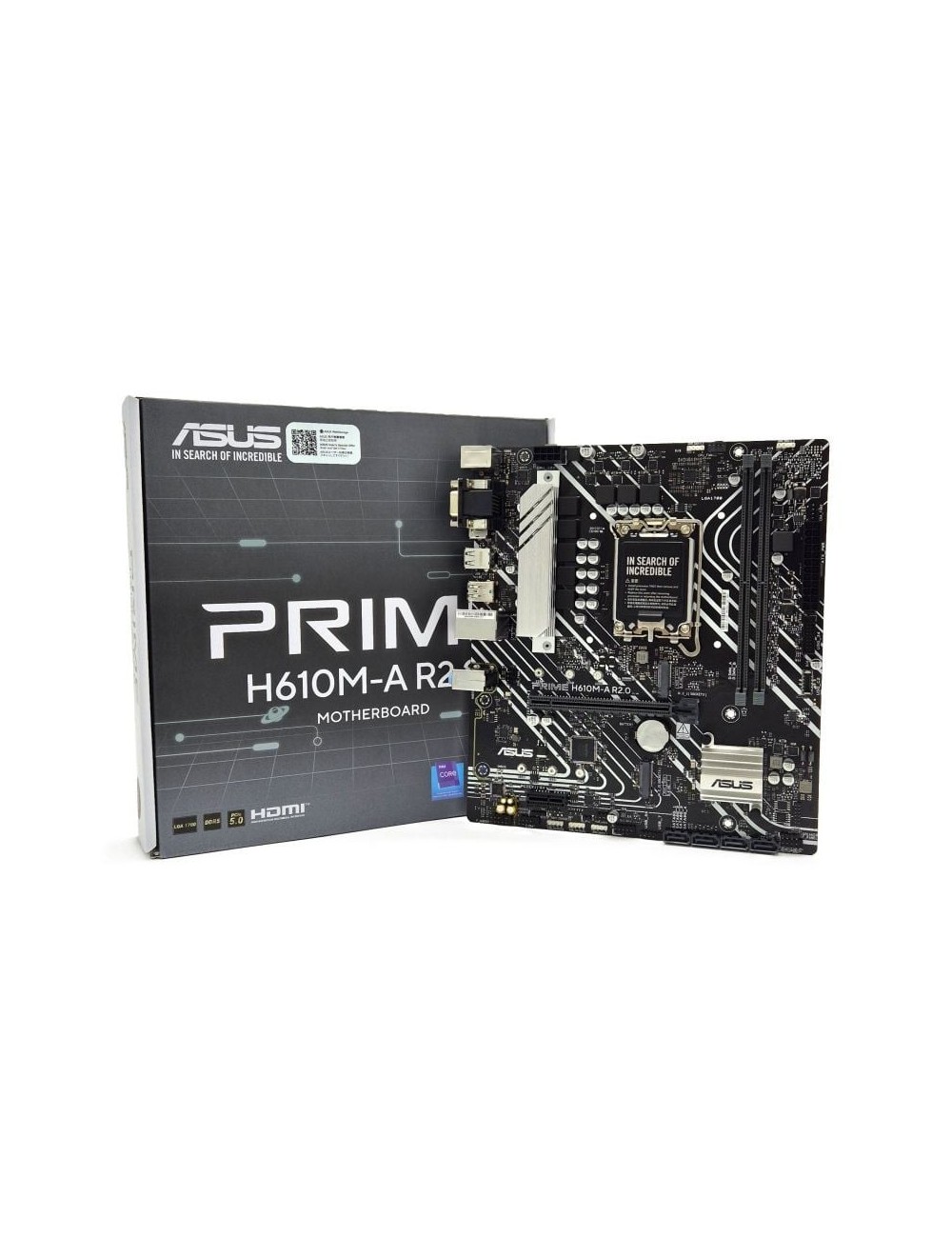 Placa Base Asus Prime H610M-A R2.0/ Socket 1700/ DDR5/ PCIe 4.0/ Micro ATX