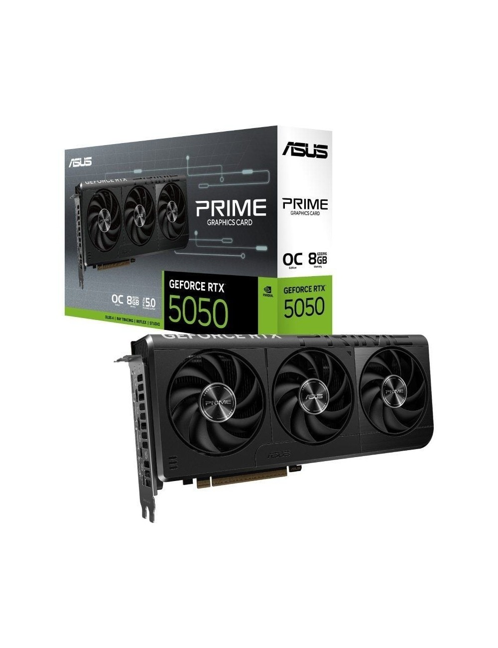 Tarjeta Gráfica Asus Prime GeForce RTX 5050 OC Edition/ 8GB GDDR6