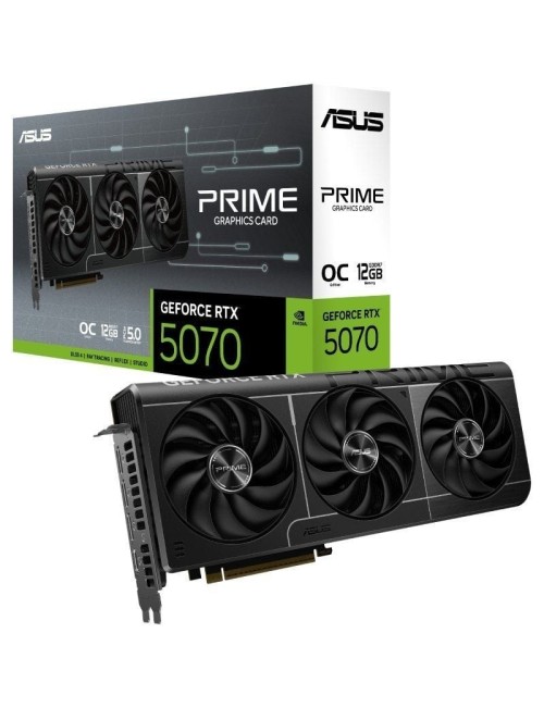 Tarjeta Gráfica Asus Prime GeForce RTX 5070 OC Edition/ 12GB GDDR7