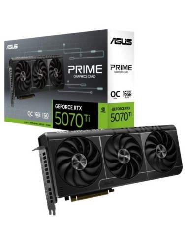 Tarjeta Gráfica Asus Prime GeForce RTX 5070 Ti OC Edition/ 16GB GDDR7