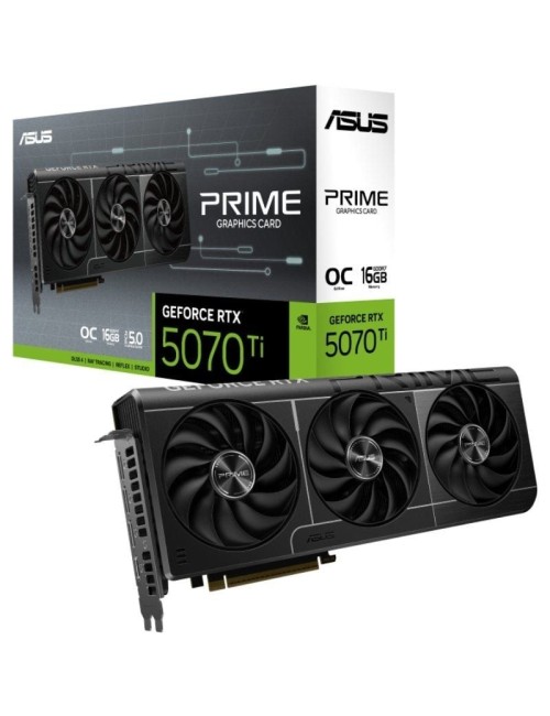Tarjeta Gráfica Asus Prime GeForce RTX 5070 Ti OC Edition/ 16GB GDDR7