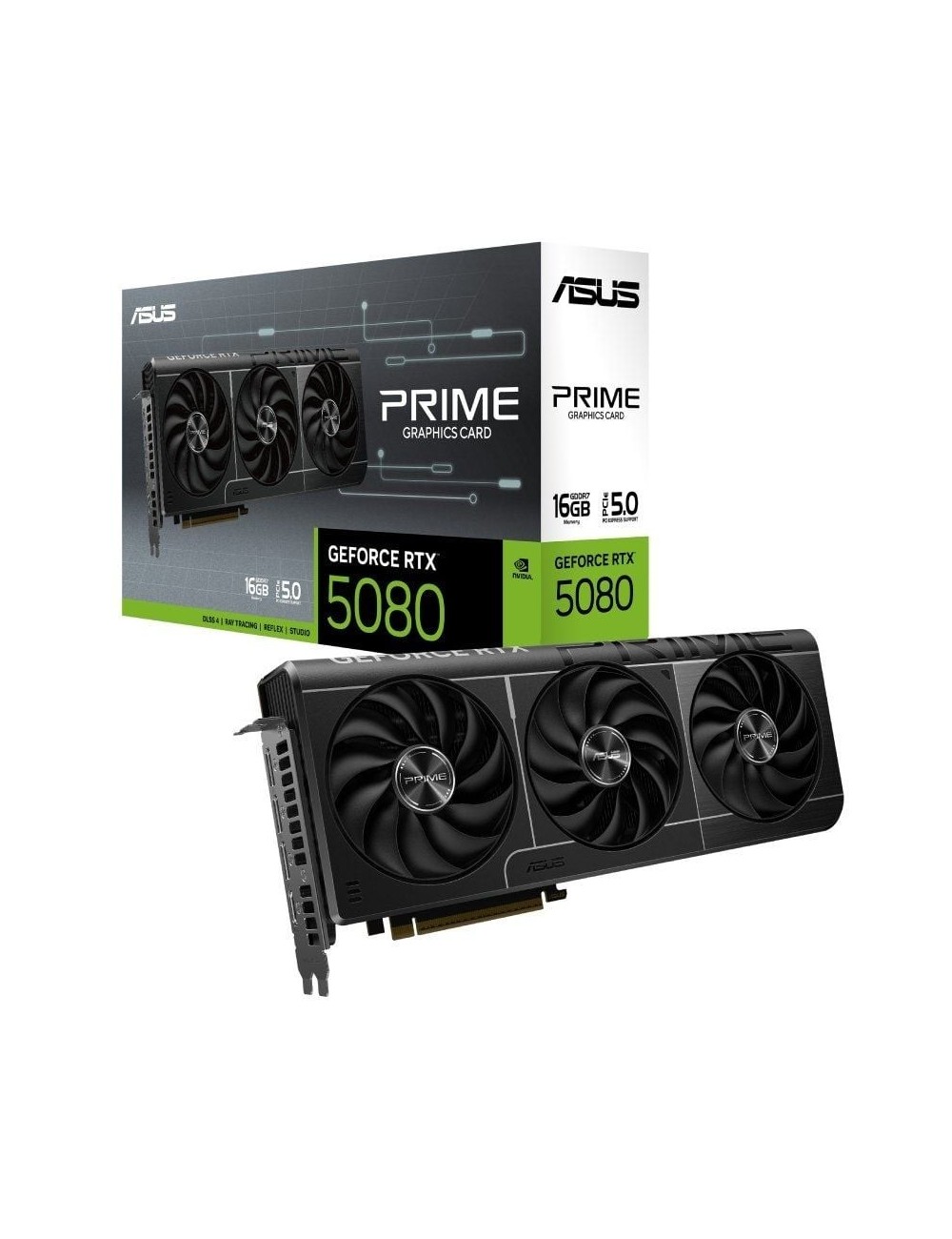Tarjeta Gráfica Asus Prime GeForce RTX 5080/ 16GB GDDR7