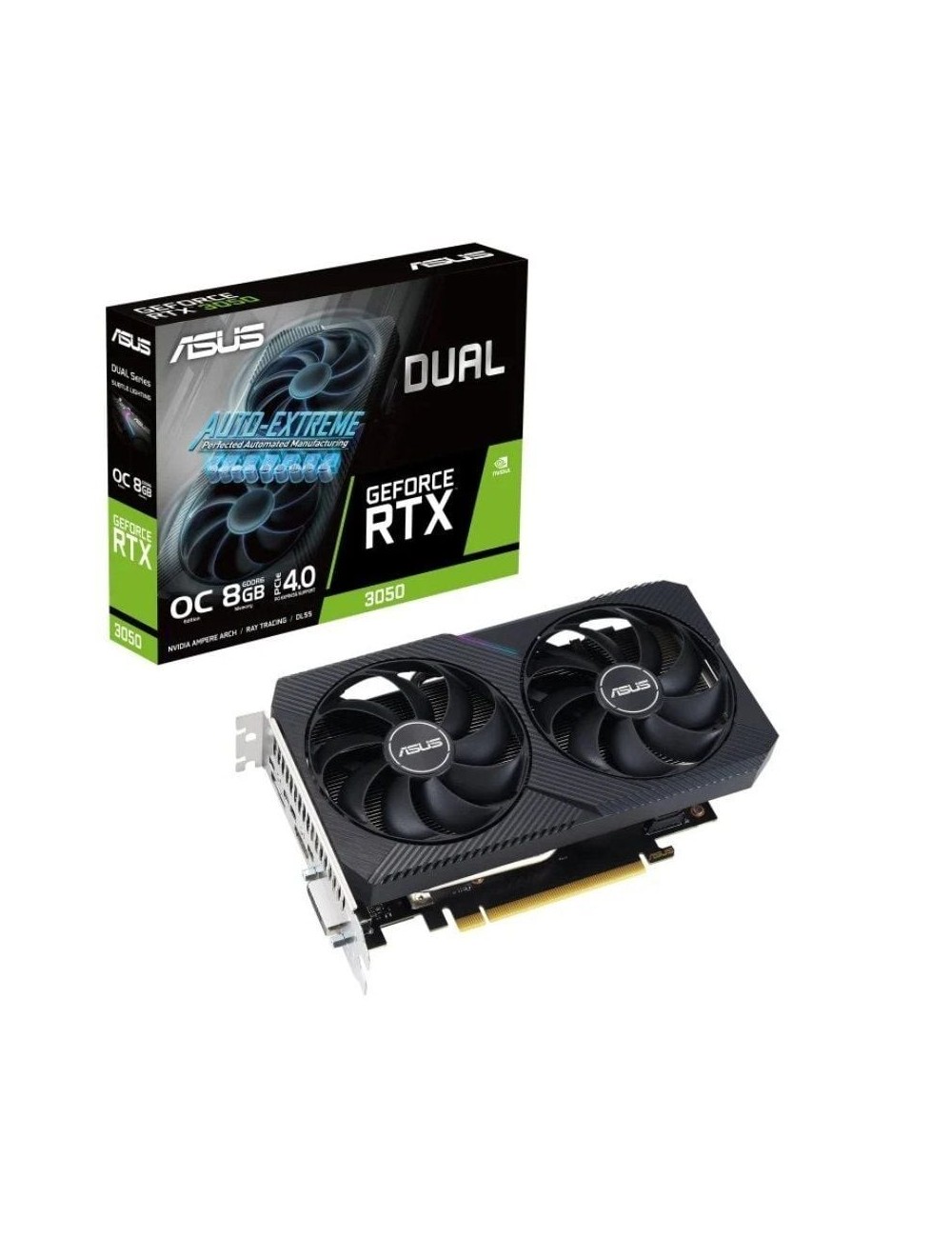 Tarjeta Gráfica Asus Dual GeForce RTX 3050 V2 OC/ 8GB GDDR6