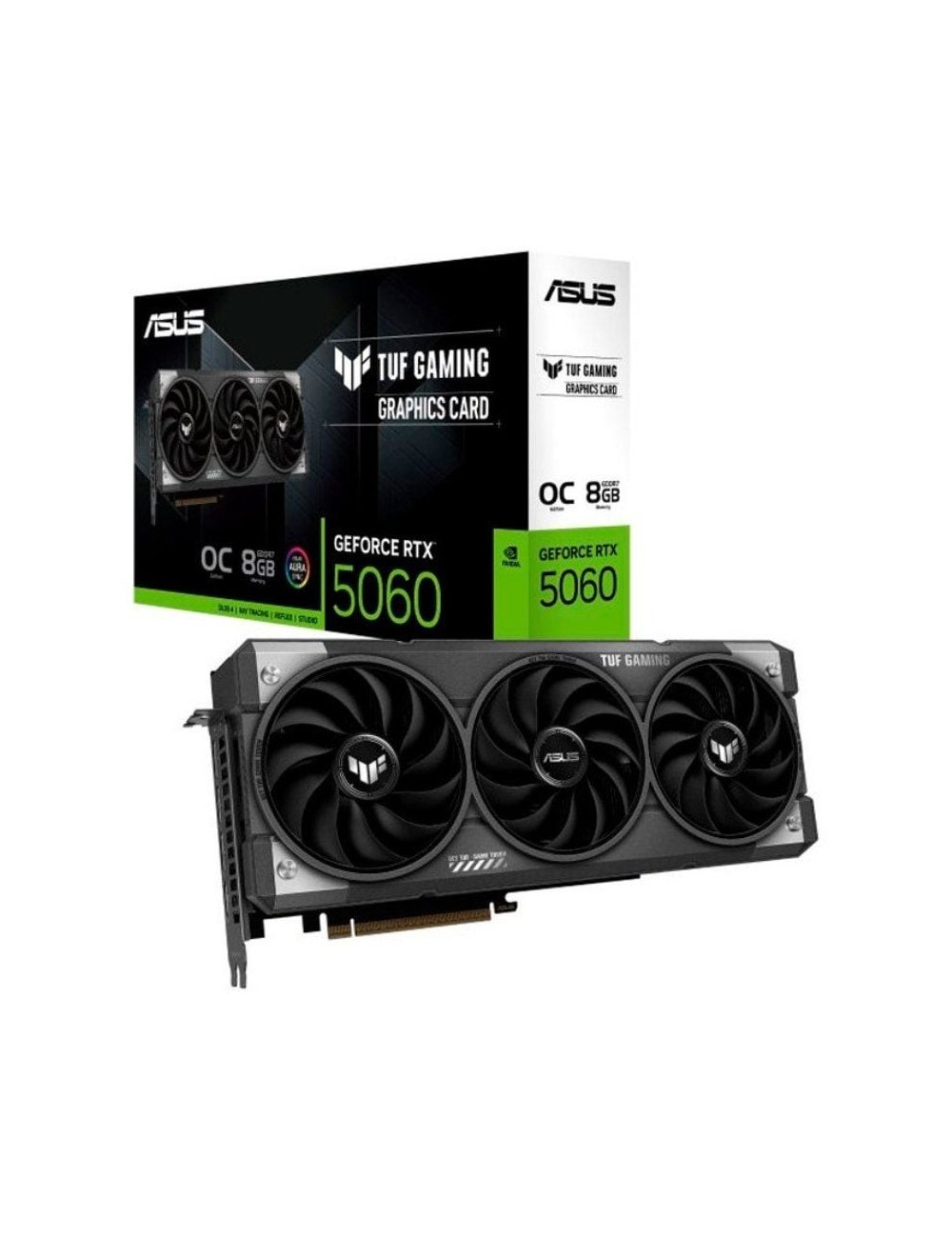 Tarjeta Gráfica Asus TUF Gaming GeForce RTX 5060 OC Edition/ 8GB GDDR7