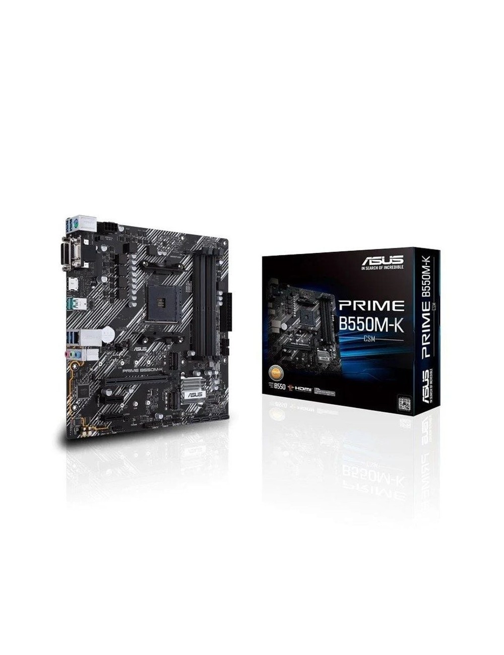 Placa Base Asus Prime B550M-K Socket AM4/ DDR4/ PCIe 4.0/ Micro ATX