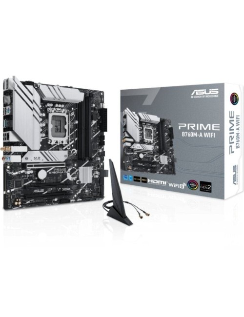 Placa Base Asus Prime B760M-A WIFI Socket 1700/ DDR5/ PCIe 4.0/ Micro ATX