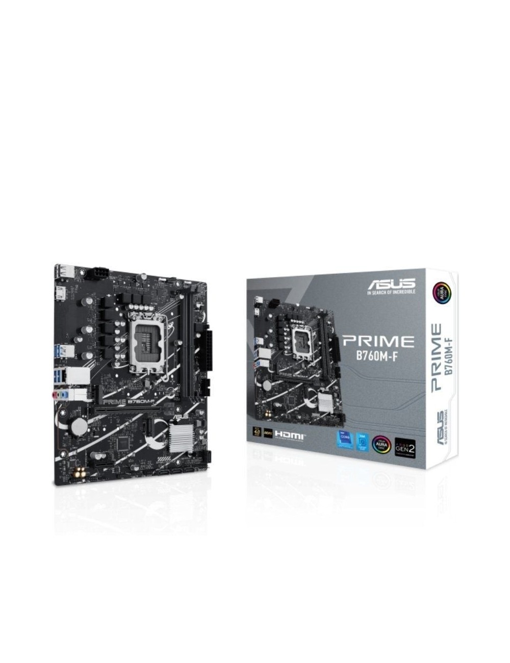 Placa Base Asus Prime B760M-F Socket 1700/ DDR5/ PCIe 4.0/ Micro ATX