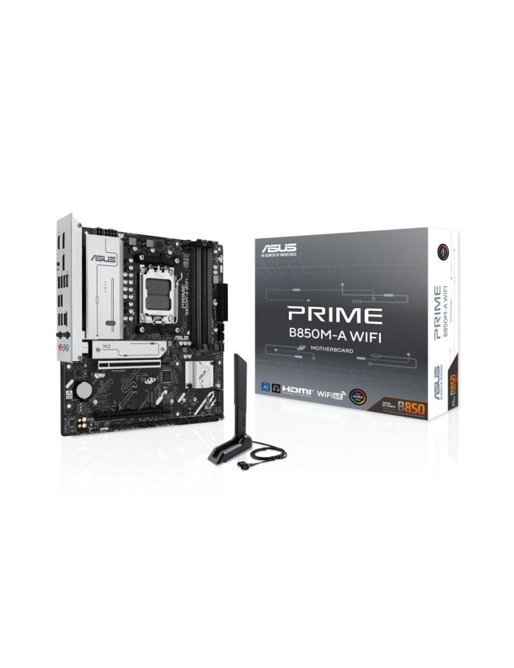 Placa Base Asus Prime B850M-A WIFI Socket AM5/ DDR5/ PCIe 5.0/ Micro ATX