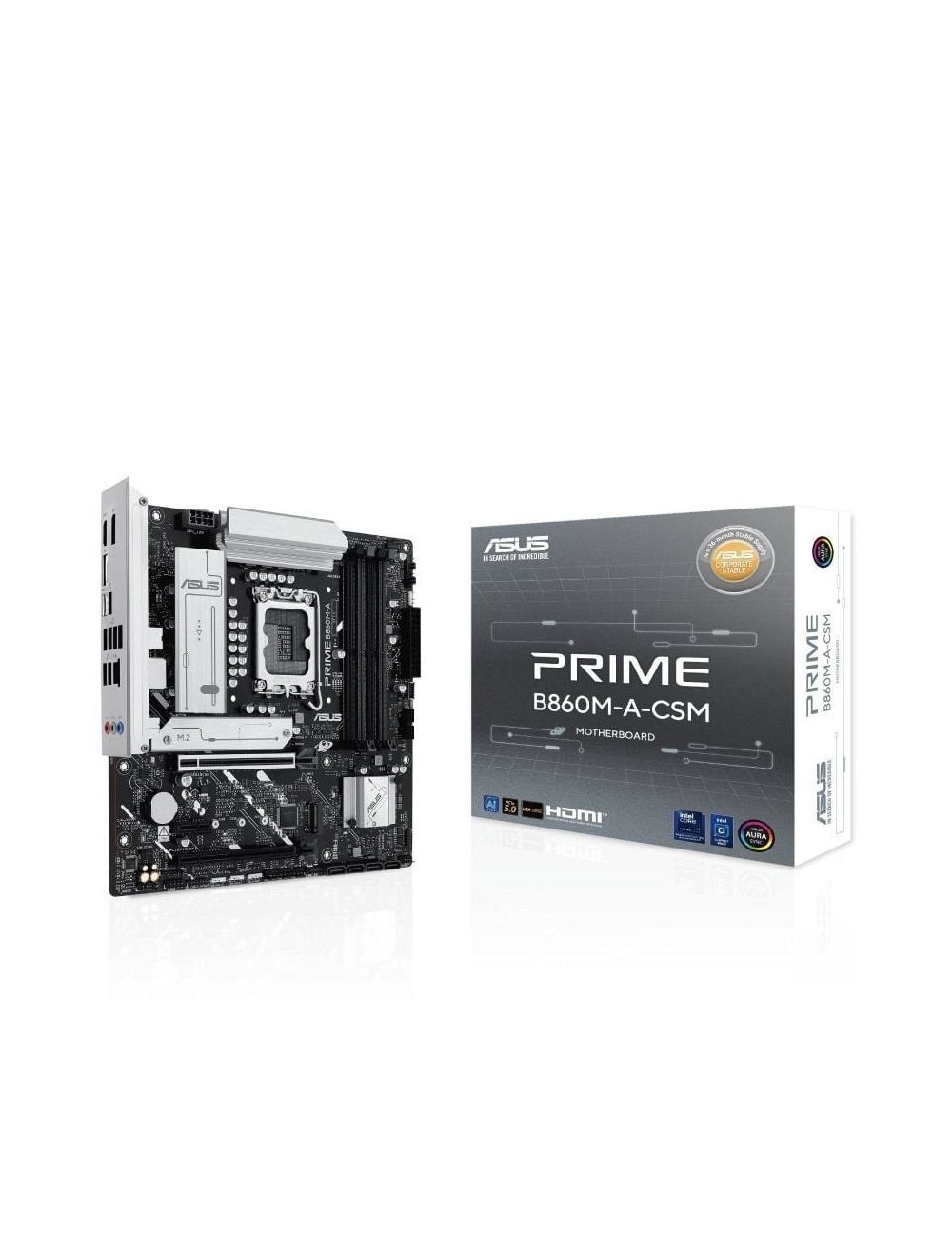 Placa Base Asus Prime B860M-A CSM Socket 1851/ DDR5/ PCIe 5.0/ Micro ATX