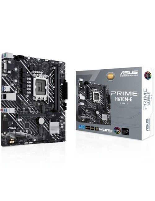 Placa Base Asus Prime H610M-E-CSM/ Socket 1700/ DDR5/ PCIe 4.0/ Micro ATX