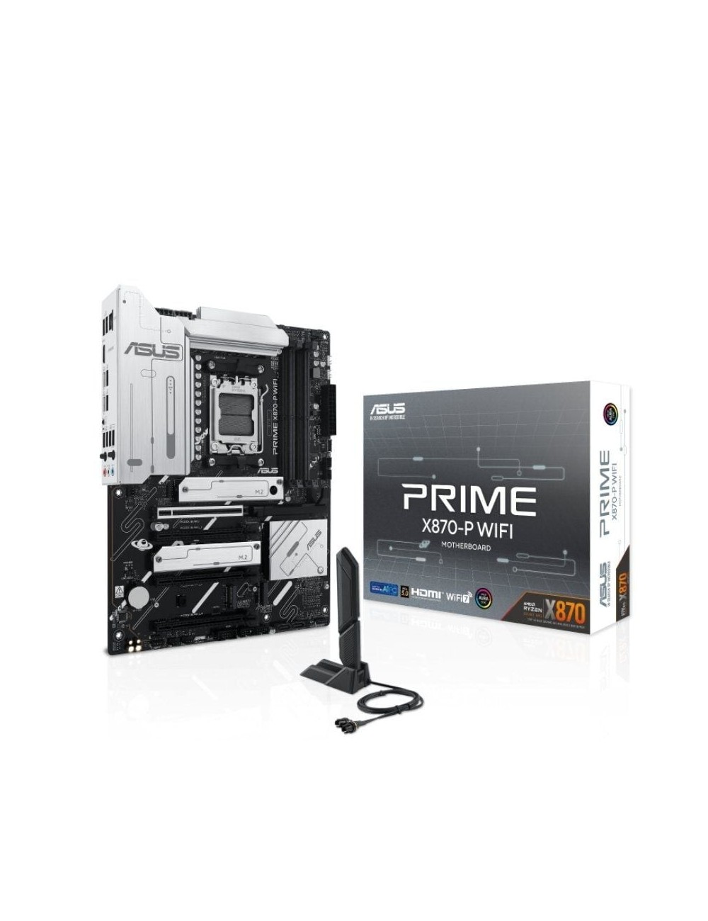 Placa Base Asus Prime X870-P WIFI/ Socket AM5/ DDR5/ PCIe 5.0