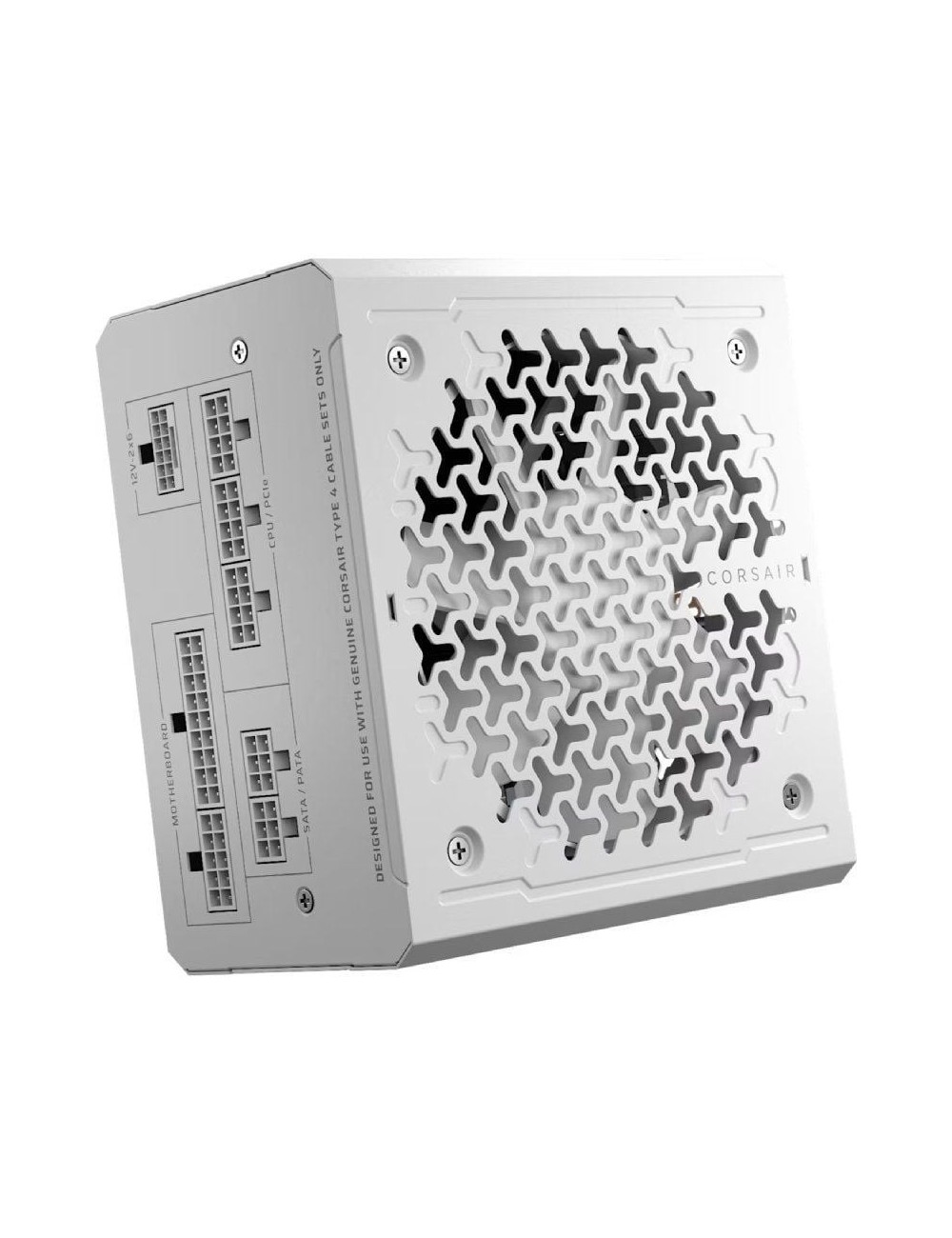 Fuente de Alimentación Corsair RM750e/ 750W/ Ventilador 12cm/ ATX 3.1/ PCIe 5.1/ Cybenetics Gold/ Blanca