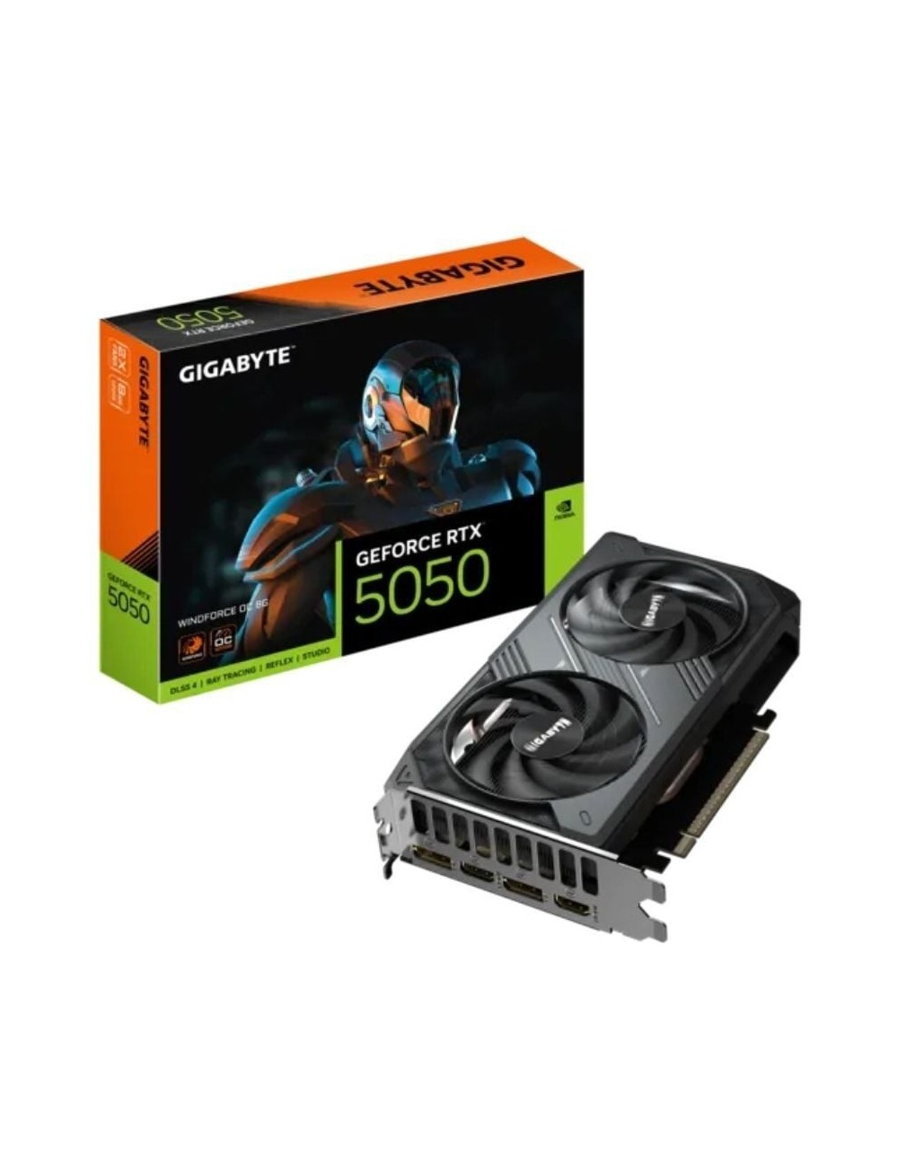 Tarjeta Gráfica Gigabyte GeForce RTX 5050 WindForce OC/ 8GB GDDR6