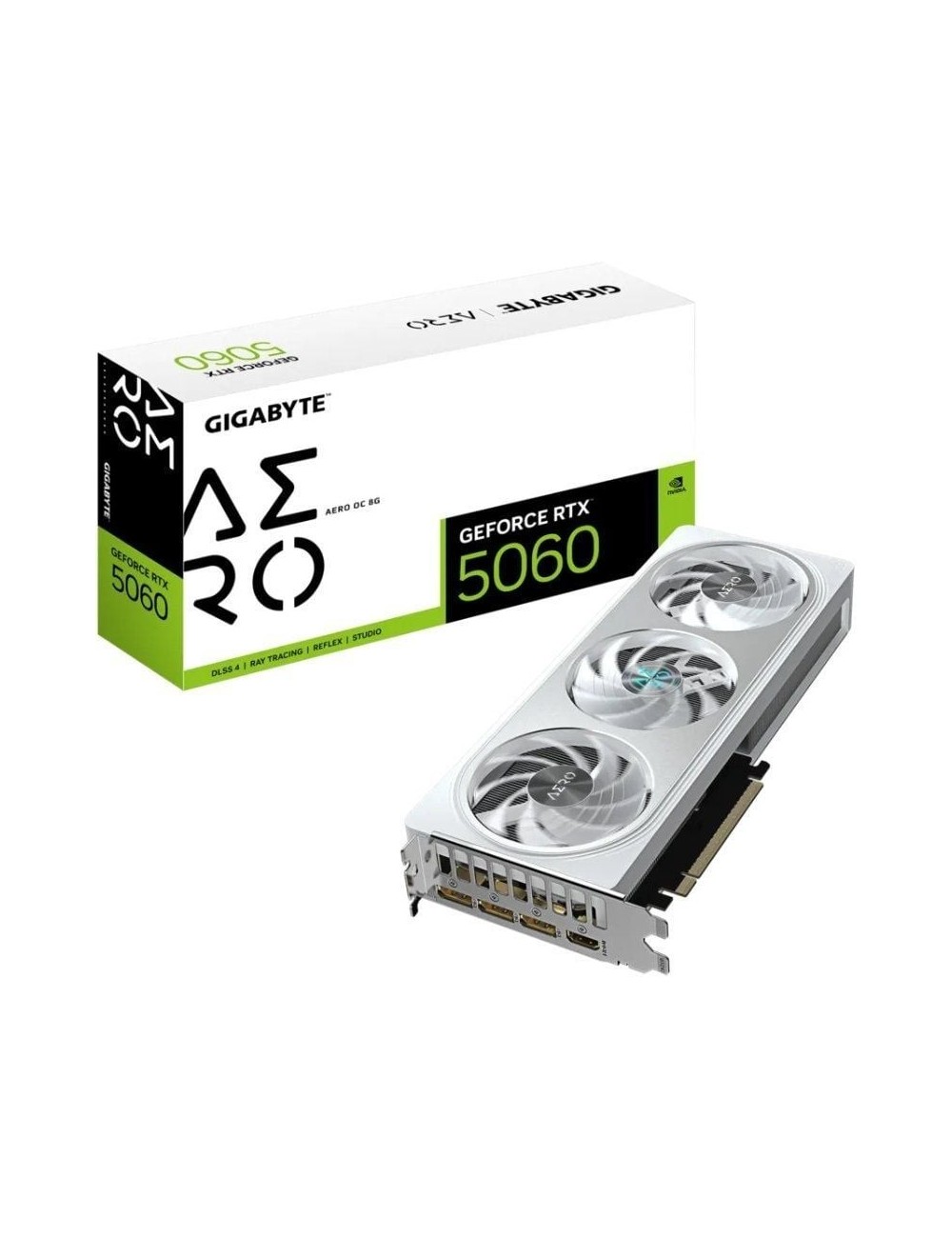 Tarjeta Gráfica Gigabyte GeForce RTX 5060 Aero OC/ 8GB GDDR7