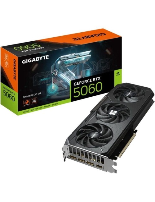 Tarjeta Gráfica Gigabyte GeForce RTX 5060 Gaming OC/ 8GB GDDR7