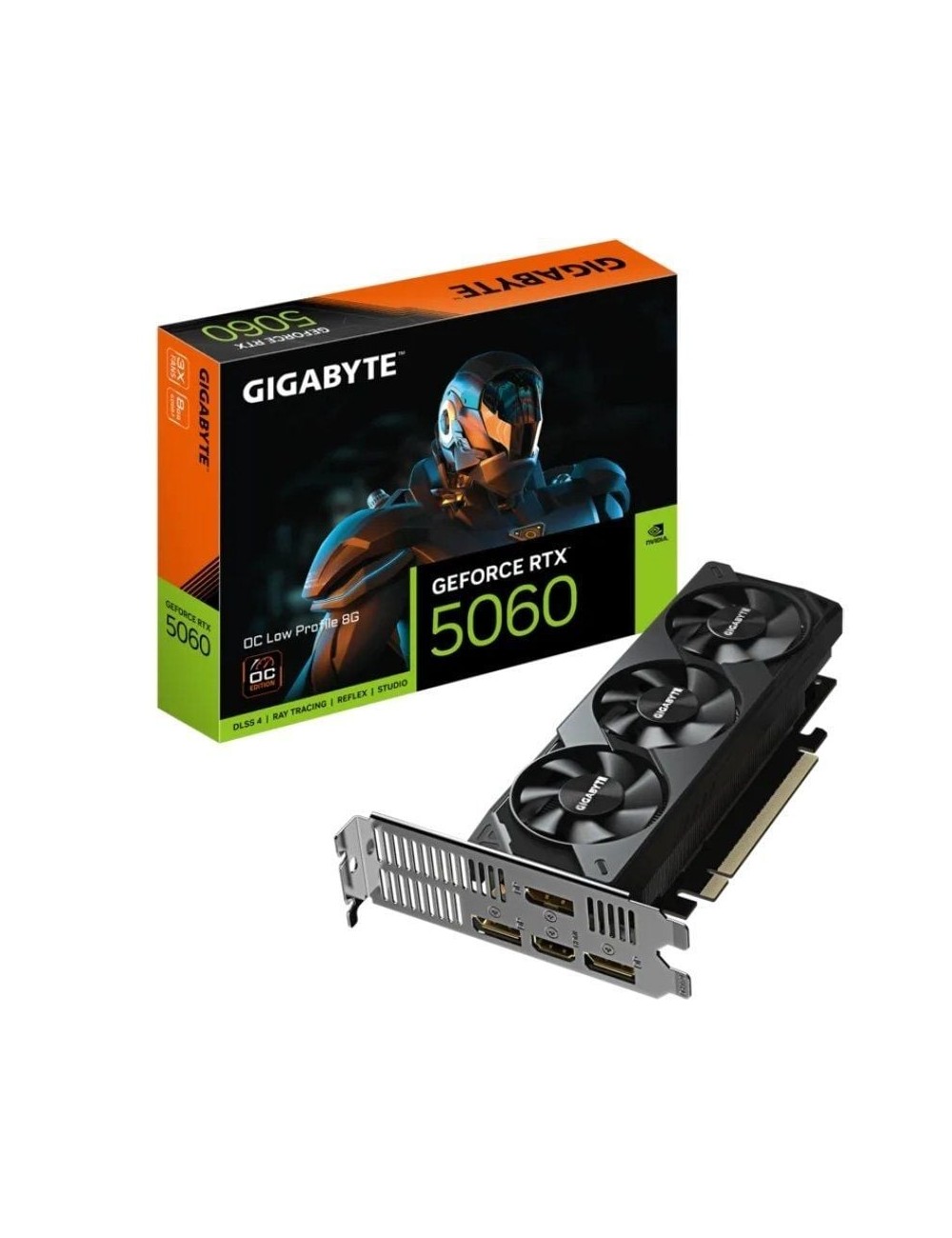 Tarjeta Gráfica Gigabyte GeForce RTX 5060 OC Low Profile/ 8GB GDDR7