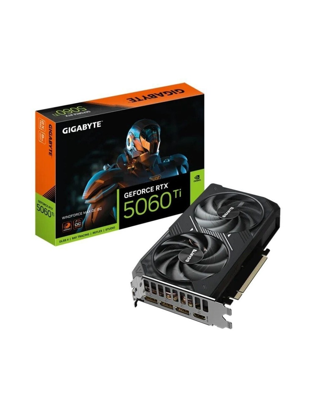Tarjeta Gráfica Gigabyte GeForce RTX 5060 Ti WindForce Max OC/ 8GB GDDR7