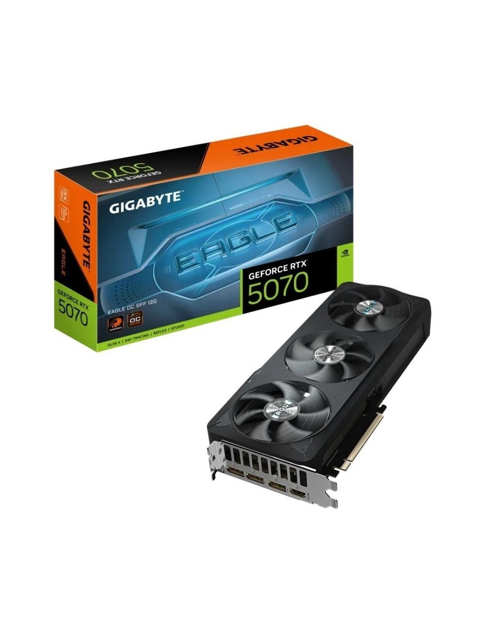 Tarjeta Gráfica Gigabyte GeForce RTX 5070 Eagle OC SFF/ 12GB GDDR7