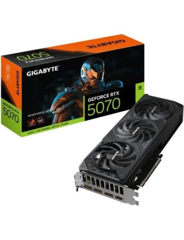 Tarjeta Gráfica Gigabyte GeForce RTX 5070 WindForce OC SFF/ 12GB GDDR7
