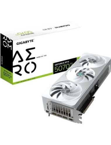 Tarjeta Gráfica Gigabyte GeForce RTX 5070 Ti AERO OC/ 16GB GDDR7