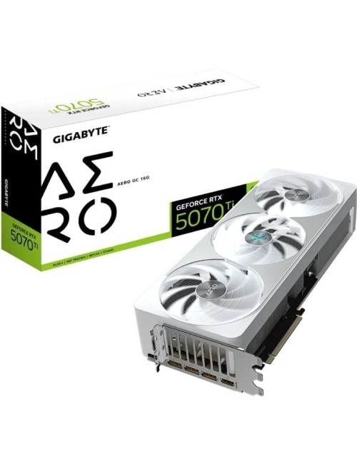 Tarjeta Gráfica Gigabyte GeForce RTX 5070 Ti AERO OC/ 16GB GDDR7